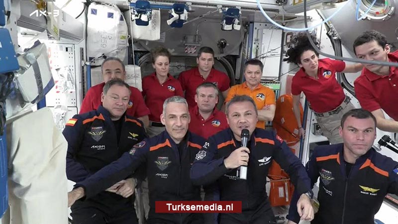 Welcoming the first Turkish astronaut into space - Turkish media