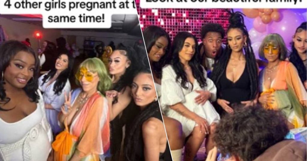 'We kissed each other': Rapper held a reception for his 'five pregnant wives' |  strange