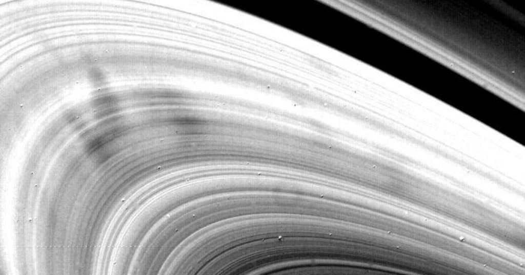 look.  Hubble telescope sees mysterious dark spots moving in Saturn's rings  Science and the planet