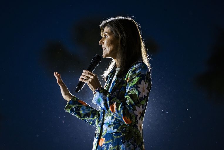 Fans support Nikki Haley in her campaign for reelection in her home state of South Carolina