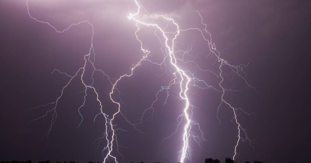 'A wet head holds less electricity': Rain can save your life in the event of a lightning strike |  Storm