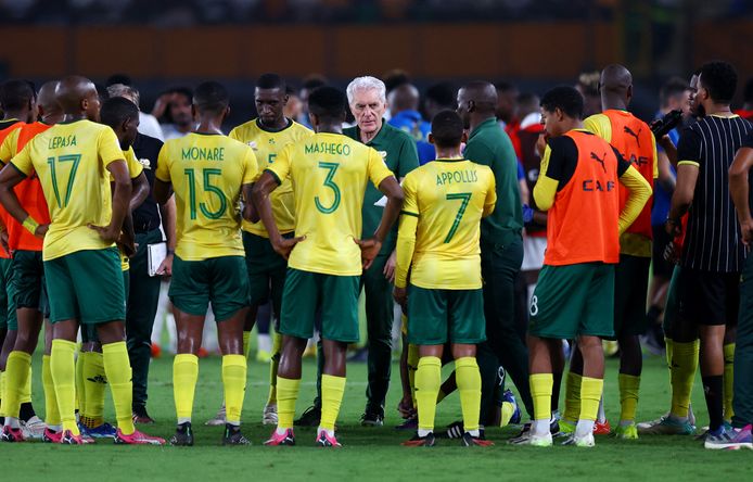 The seriousness on Hugo Bros's face before the penalty shootout.