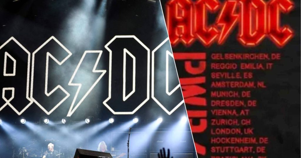 AC/DC makes a mistake in promoting their new tour: the band writes Werchter instead of Dessel |  music