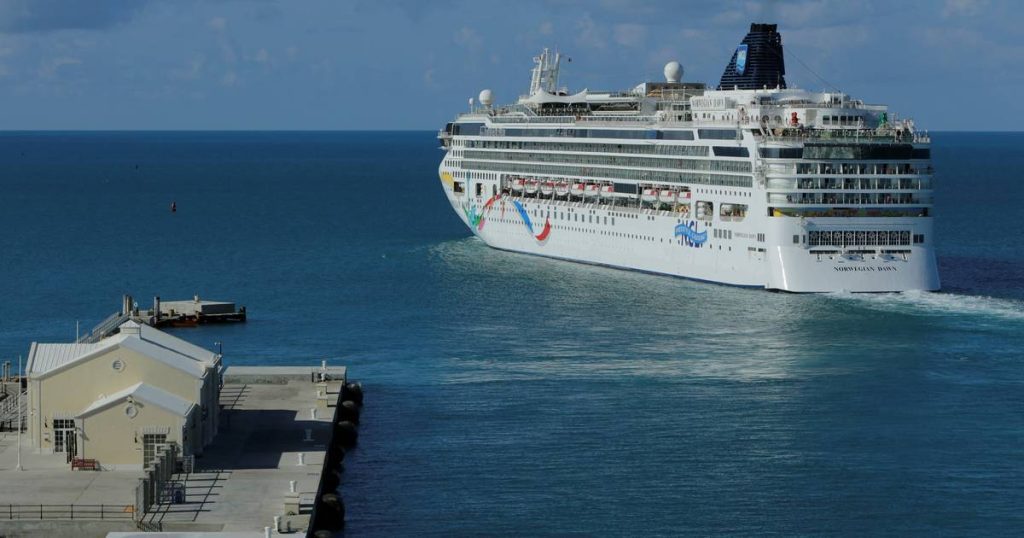 Fears of a cholera outbreak on board a Norwegian cruise ship in the Indian Ocean |  outside