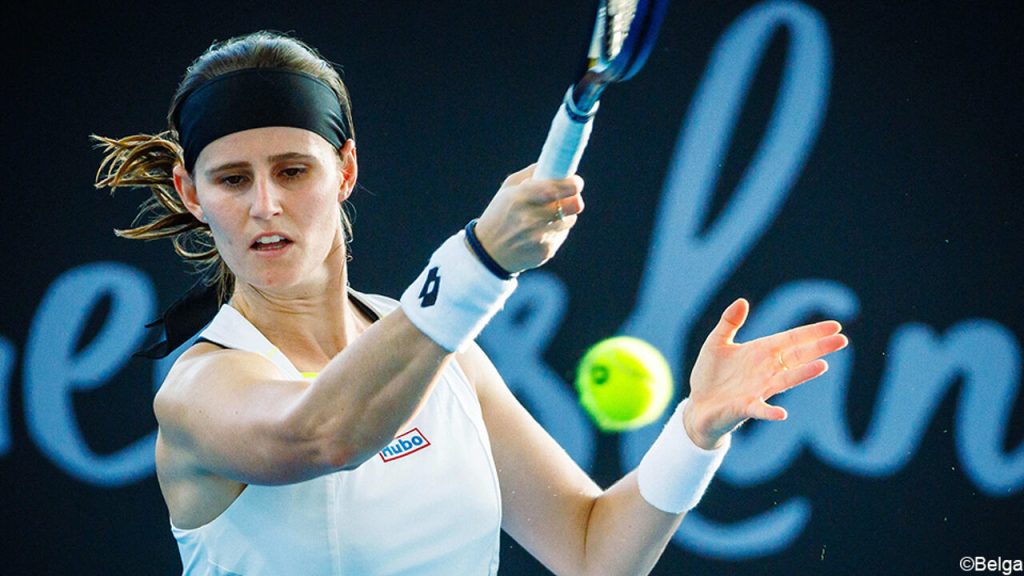 Greet Minnen fell short in the second round of the WTA tournament in Doha after a mixed match