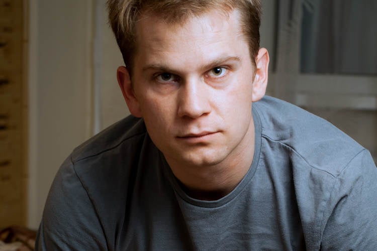 Eric, 23, should blink at least once a day