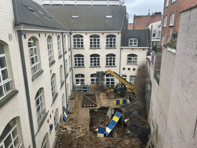 Renovation work at GC De Markten was halted after the contractor went bankrupt