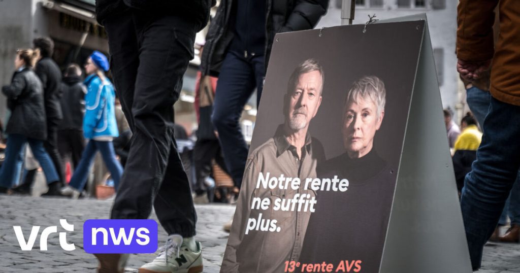 The Swiss vote in a referendum on the “thirteenth month” in pensions
