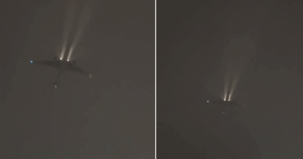 look.  Lightning strikes a Boeing 777 plane full of passengers immediately after take-off  Instagram HLN