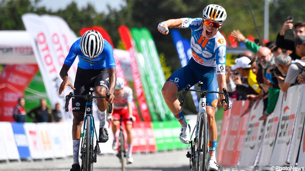 Dutchman Frank van den Broek shows his climbing legs in Türkiye and is rewarded with a stage victory and the leader's jersey