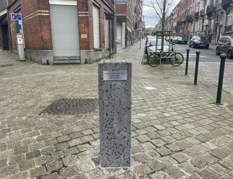 The Hergé bust will not return to the square in Etterbeek for the time being