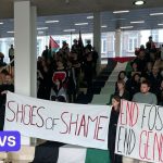 More than 100 students demand that Ghent University stop cooperating with Israeli institutions and threaten to occupy the building on Monday