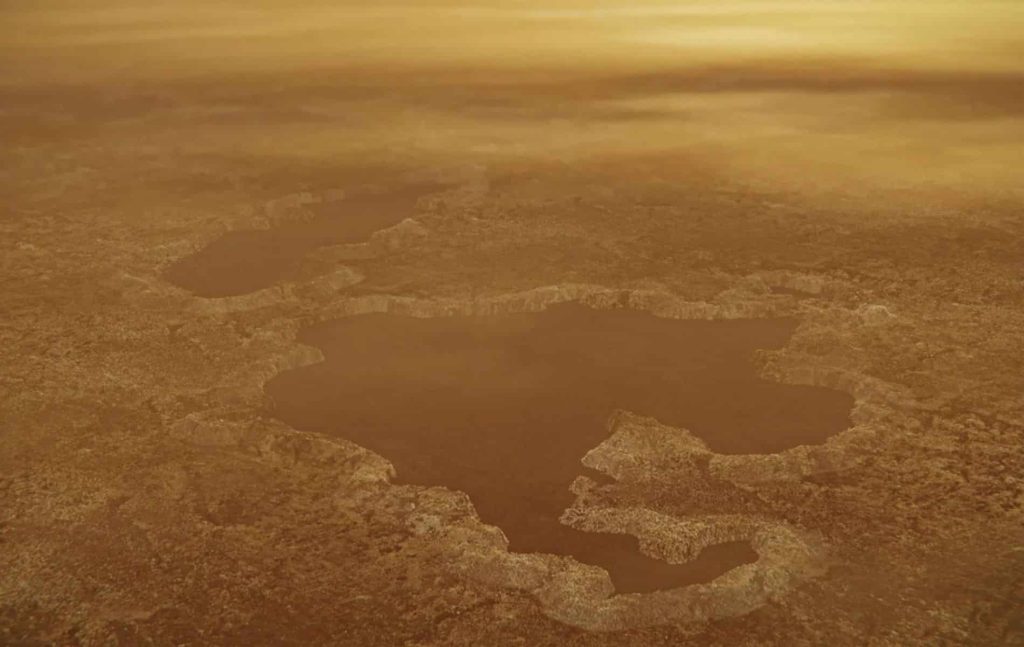 Surfing on Titan?  Waves appear to exist in lakes and seas on Saturn’s moon Titan